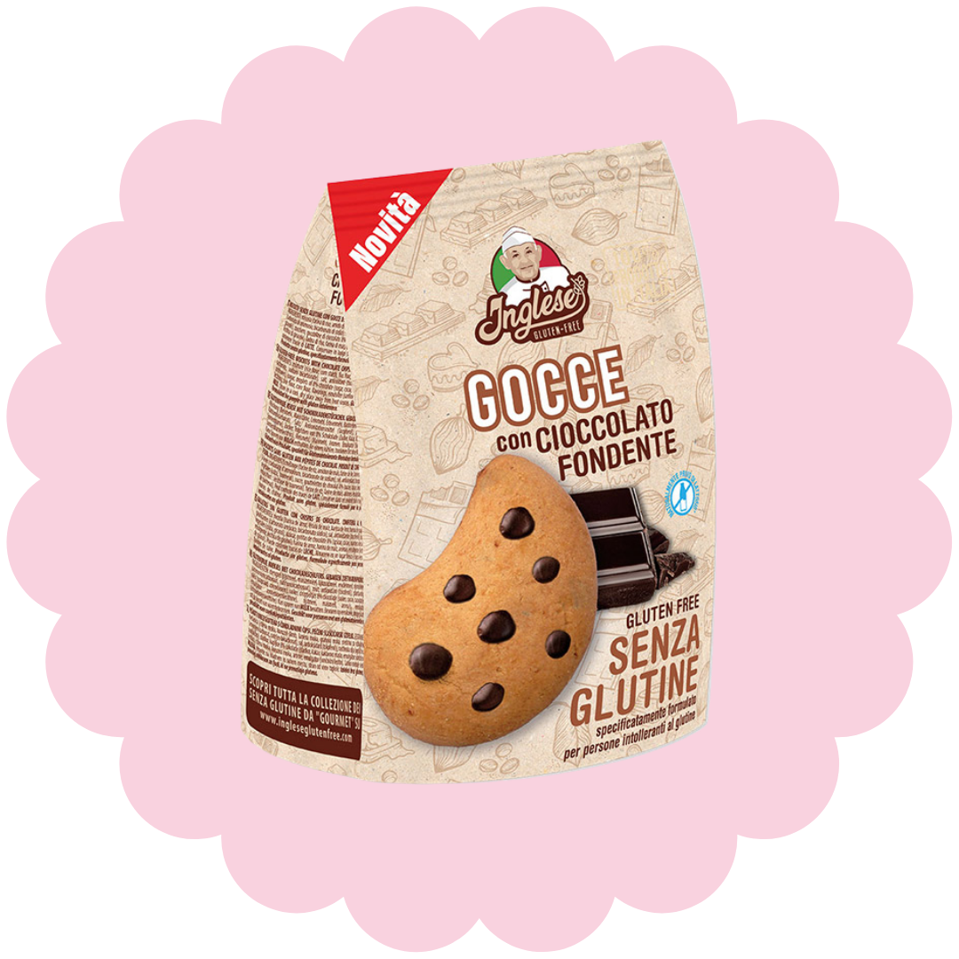 Biscuits Gocce aux pépites de chocolat sans gluten