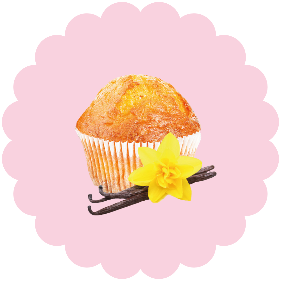 Muffins à la vanille sans gluten (4 pièces)