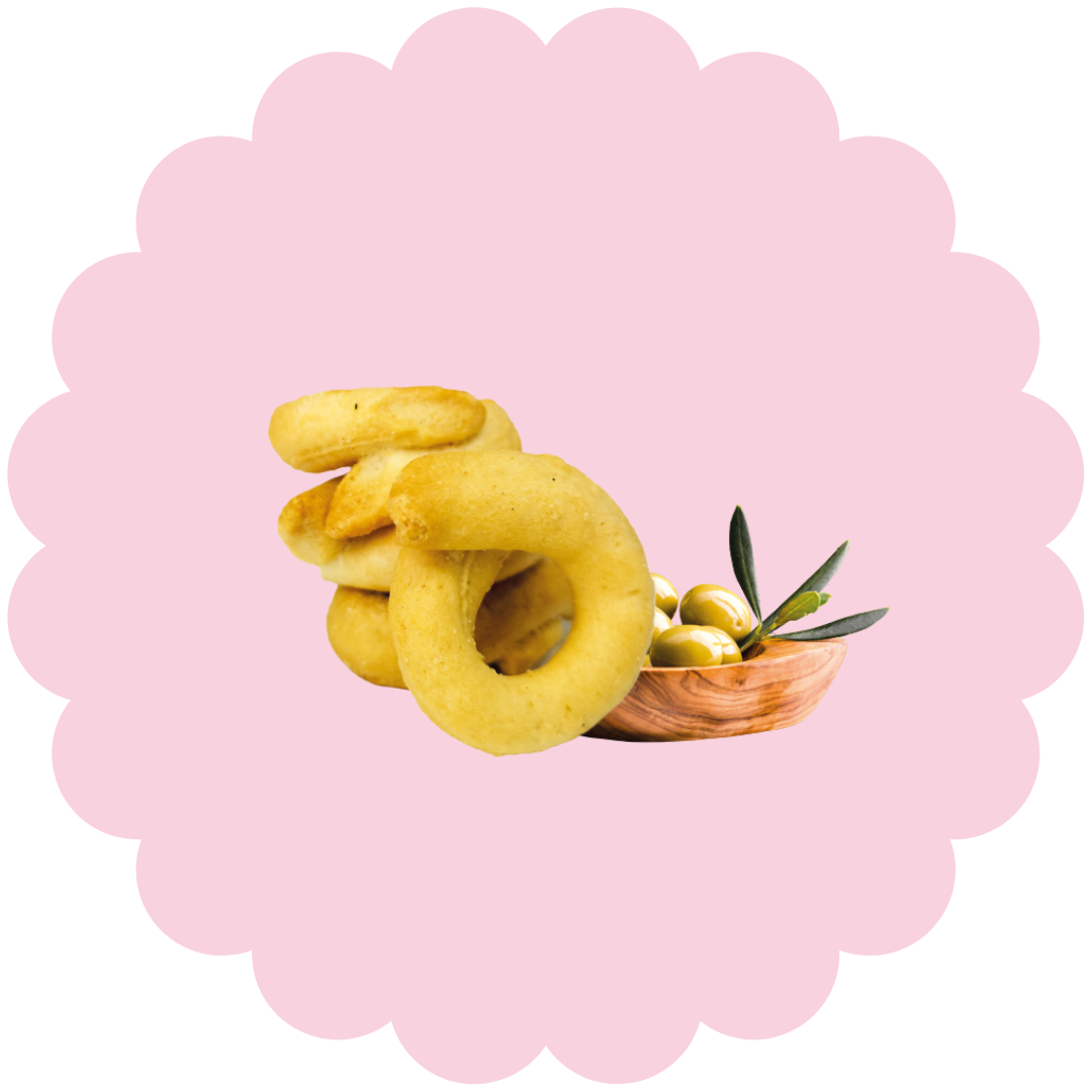 Taralli à l'huile d'olive extra vierge sans gluten