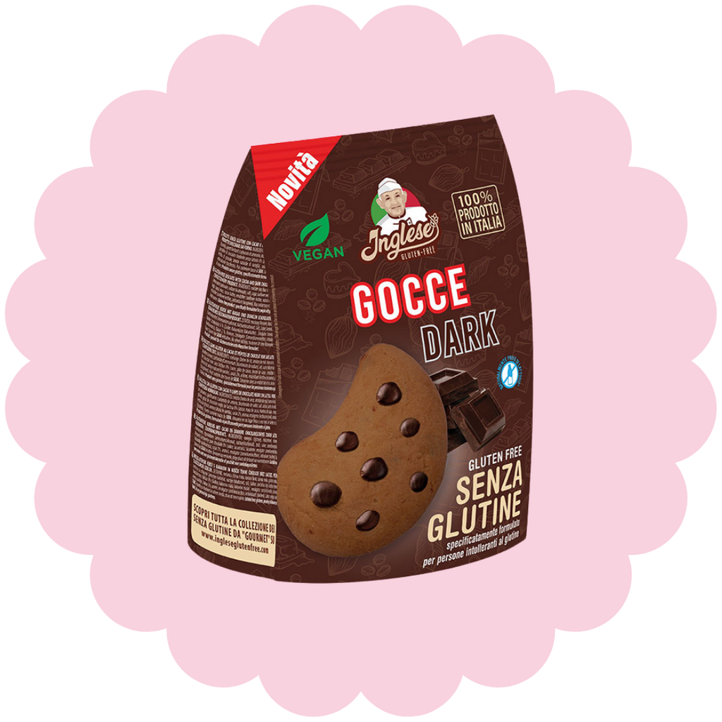 Biscuits Gocce Dark sans gluten