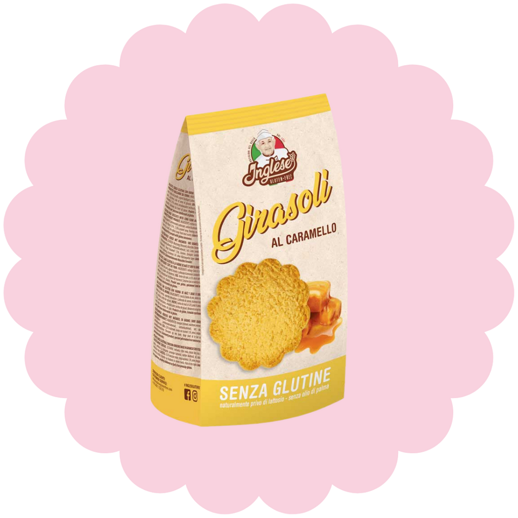 Biscuits Girasoli au caramel sans gluten