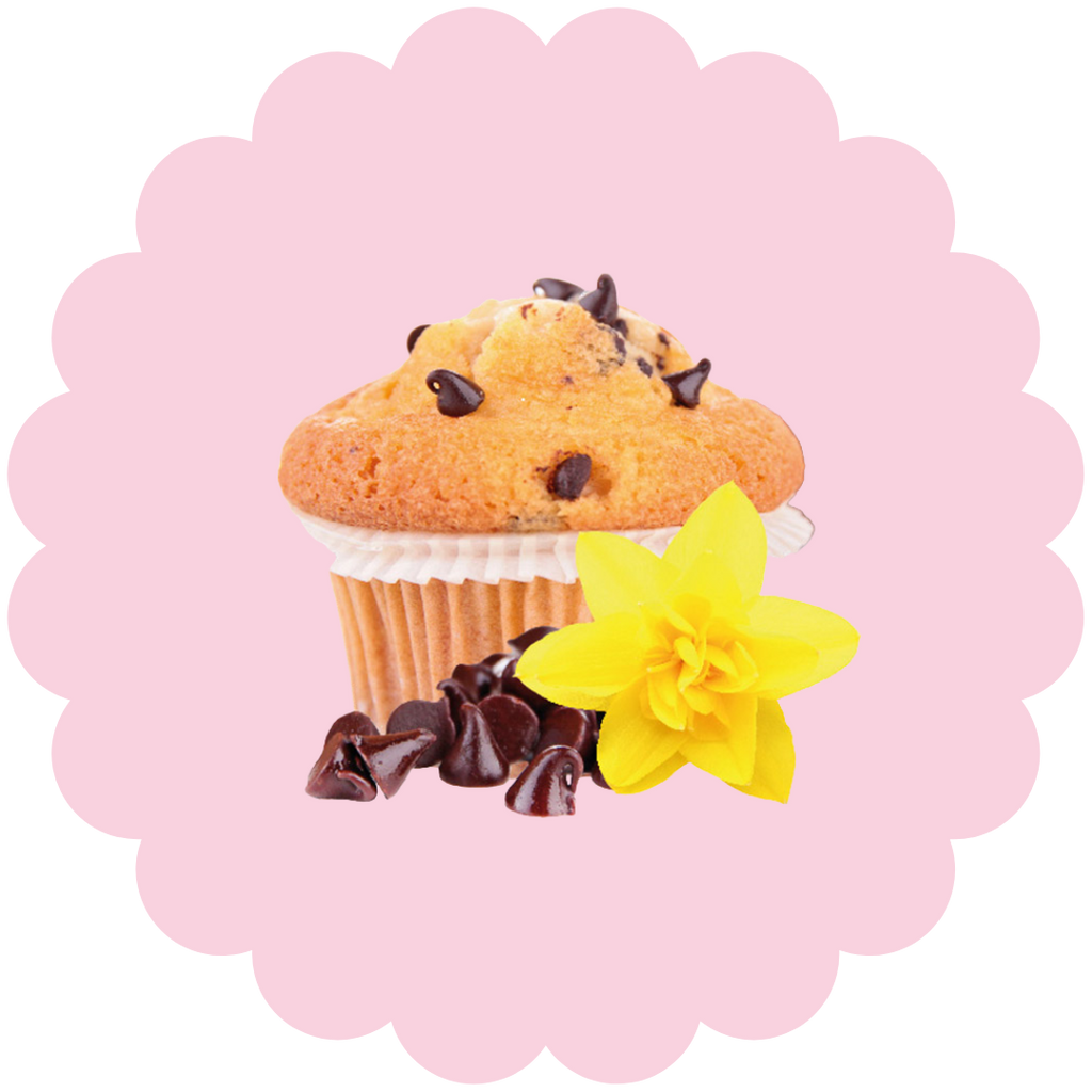 Muffins à la vanille aux pépites de chocolat sans gluten (4 pièces)